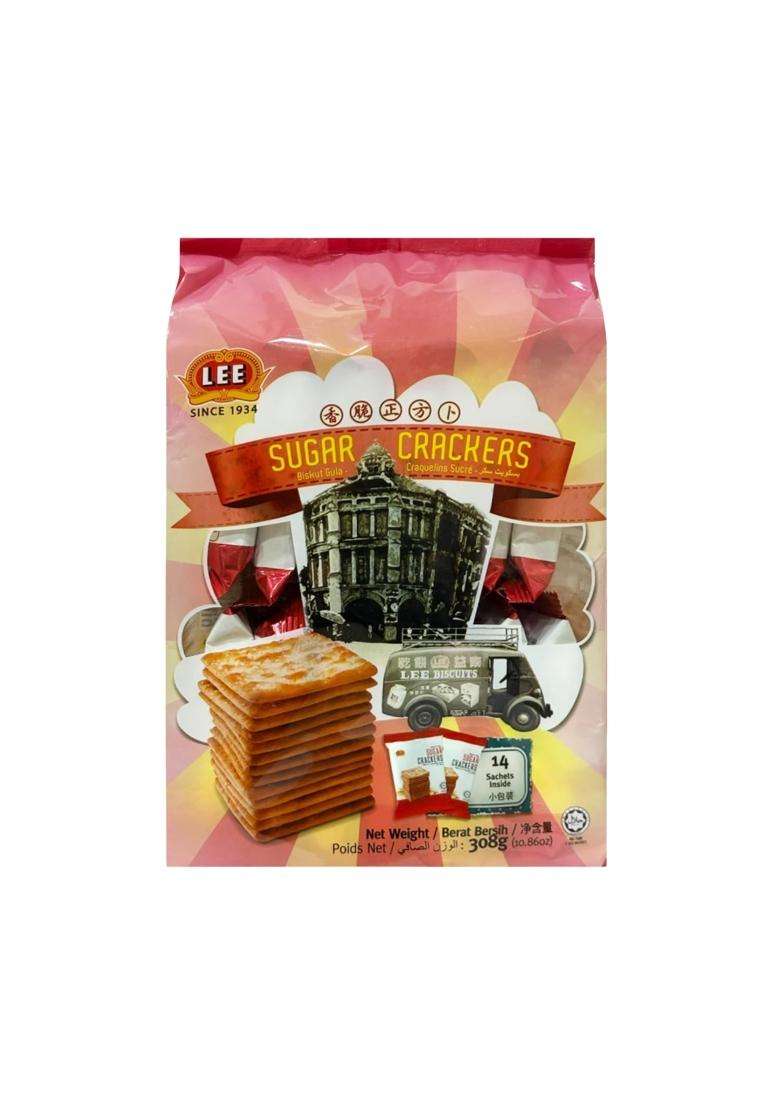 De Best Lee Cracker Sugar 308G | Crunchy Crackers Delicious Snack For All Ages Perfect Tea Time & Parties - Indya