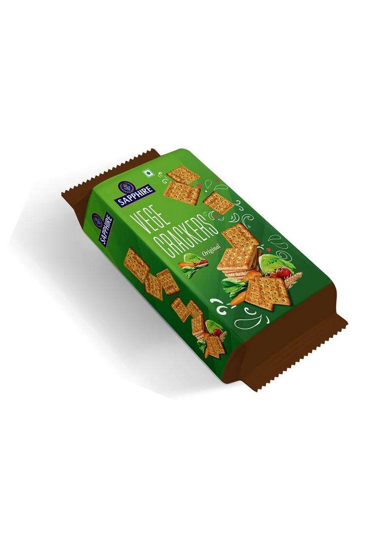Sapphire Vege Crackers, 350G - Indya
