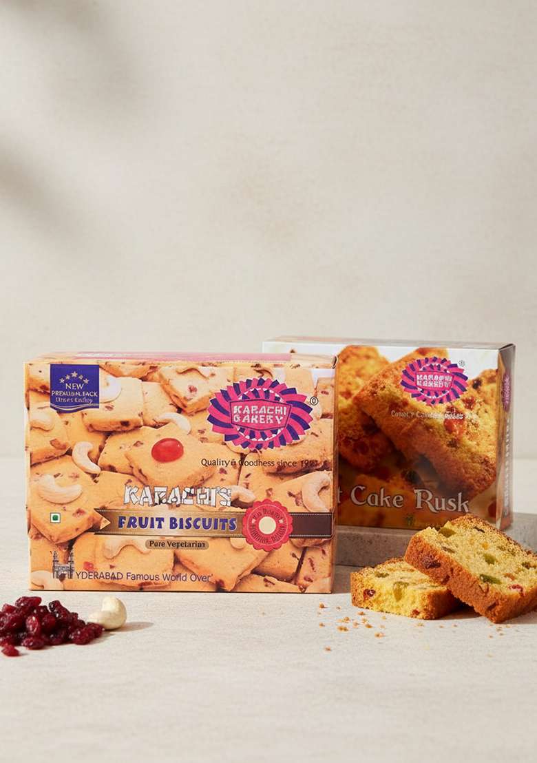 Karachi Bakery Fruit Biscuit - Premium, 400 G Karachi