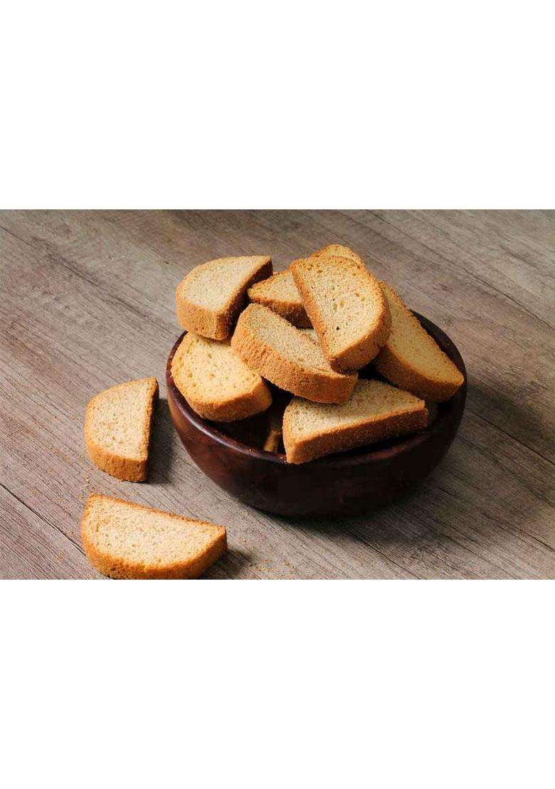 Neelam Foodland Extra Thin Whole Wheat Toast, Perfect Crunchy Snack, For Home, Travel, 400 G - Indya