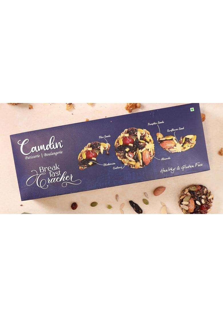 Camdin Breakfast Cracker | Gluten Free 300 Grams Pack (9 Pcs) - Indya