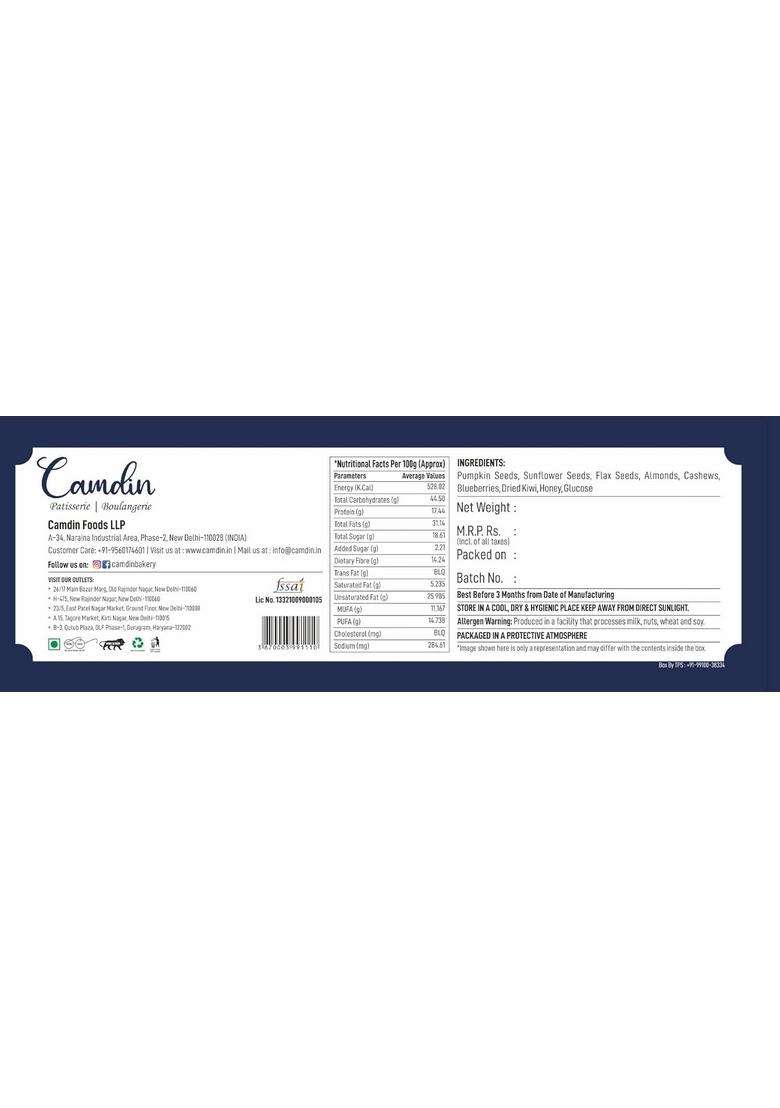 Camdin Breakfast Cracker | Gluten Free 300 Grams Pack (9 Pcs) - Indya