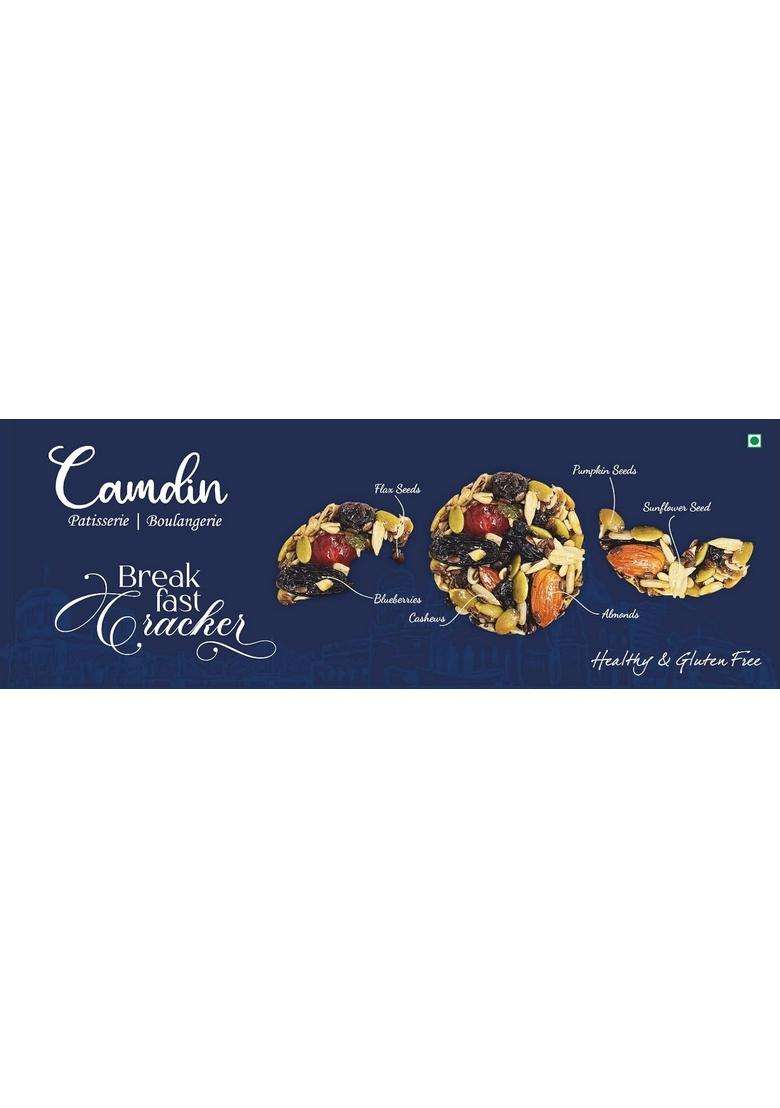 Camdin Breakfast Cracker | Gluten Free 300 Grams Pack (9 Pcs) - Indya
