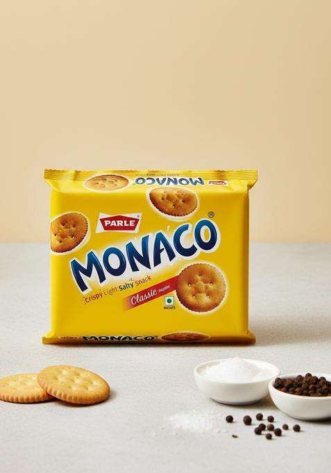 Parle Manaco Crispy Light Salty Snack Classic Regular, 185.6G/232G(Weight May Vary)