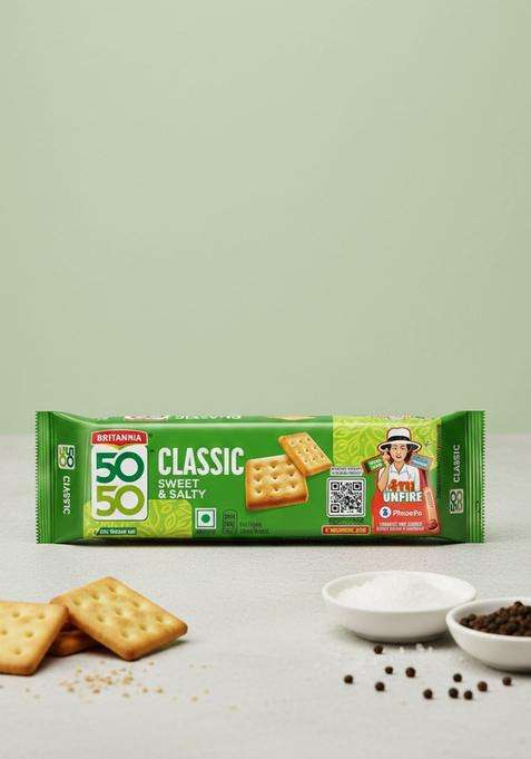 Britannia 50-50 Sweet And Salty, 62.8G