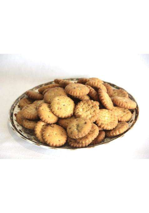 Chef Medidi Home Made Fresh Small Round Shaped Salt Biscuits|Round Biscuits|Tea Time Snacks|Small Crispy Cracker -100 Grams