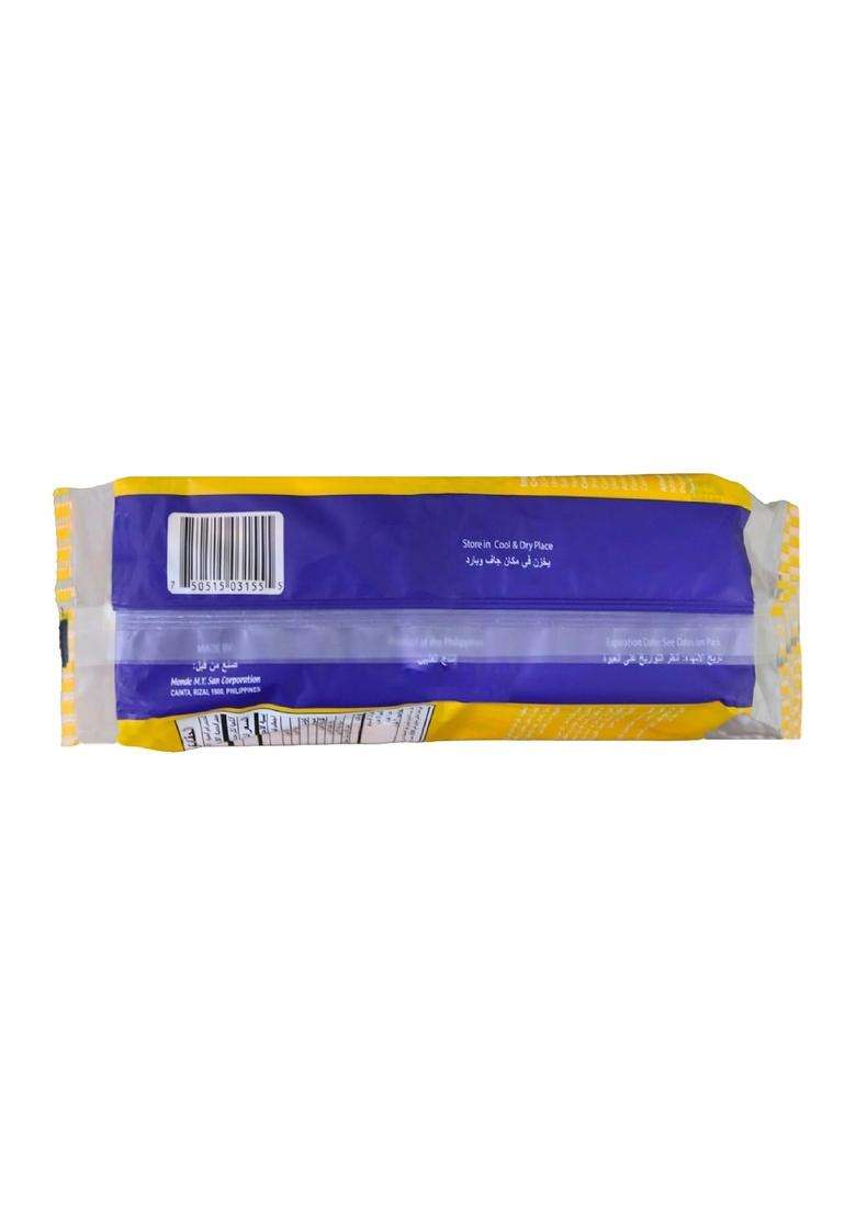 Skyflakes M.Y. San Cracker Sandwich Biscuits | Sweet Butter Cream Flavour Crunchy Cream-Filled Snack 300G Pack Of 10 Family Packs - Indya