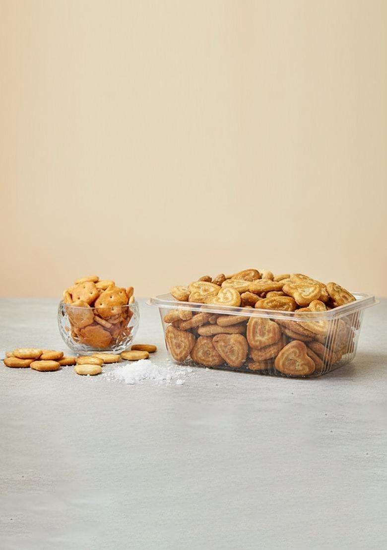 Organic Bites Combo Of Sweet Biscuits And Salted Crackers 200 Gm Each (Total 400 Gm) - Indya