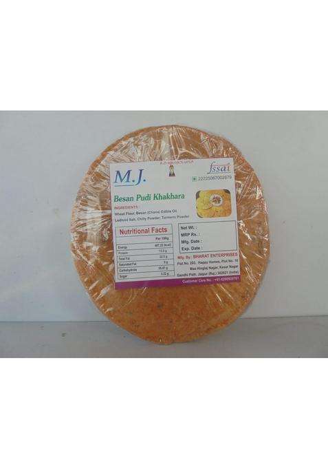 M.J. Besan Pudi Khakhar Crispy Flatbread, Spiced With Chilli And Turmeric