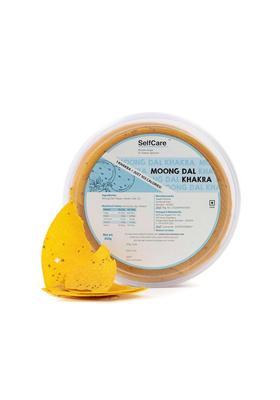 Selfcare By Suman Agarwal Ajwain Moong Dal Khakhra Pack Of 1 250G | Roasted-Healthy-Snacks-Crackers-Namkeen-Grocery Crispy & Chatpata - Tae Time Eat With Dip Gluten Free Jain Travel Friendly