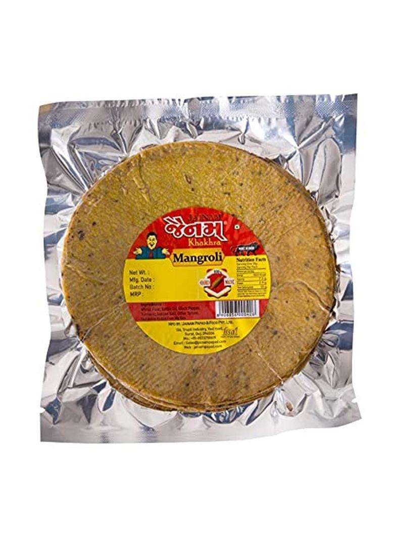 Jainam Handmade Mangroli Khakhra, 200G / Pack Of 2 - Indya