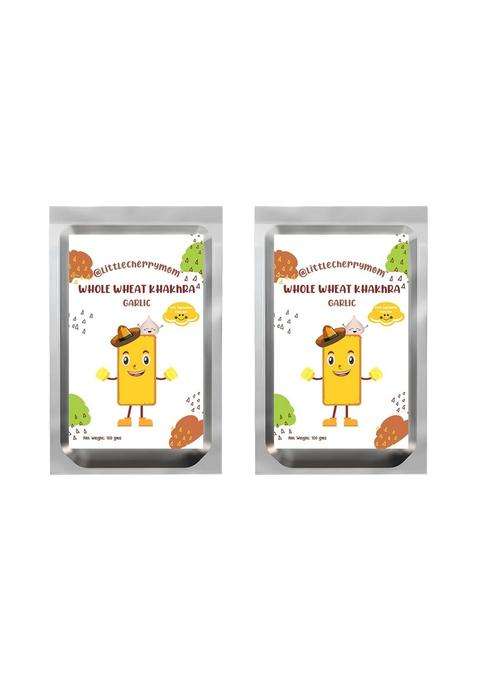 @Littlecherrymom "Whole Wheat Khakhra Garlic Flavour ((100G X 2))" (Pack Of 2, 200.00, Gram)