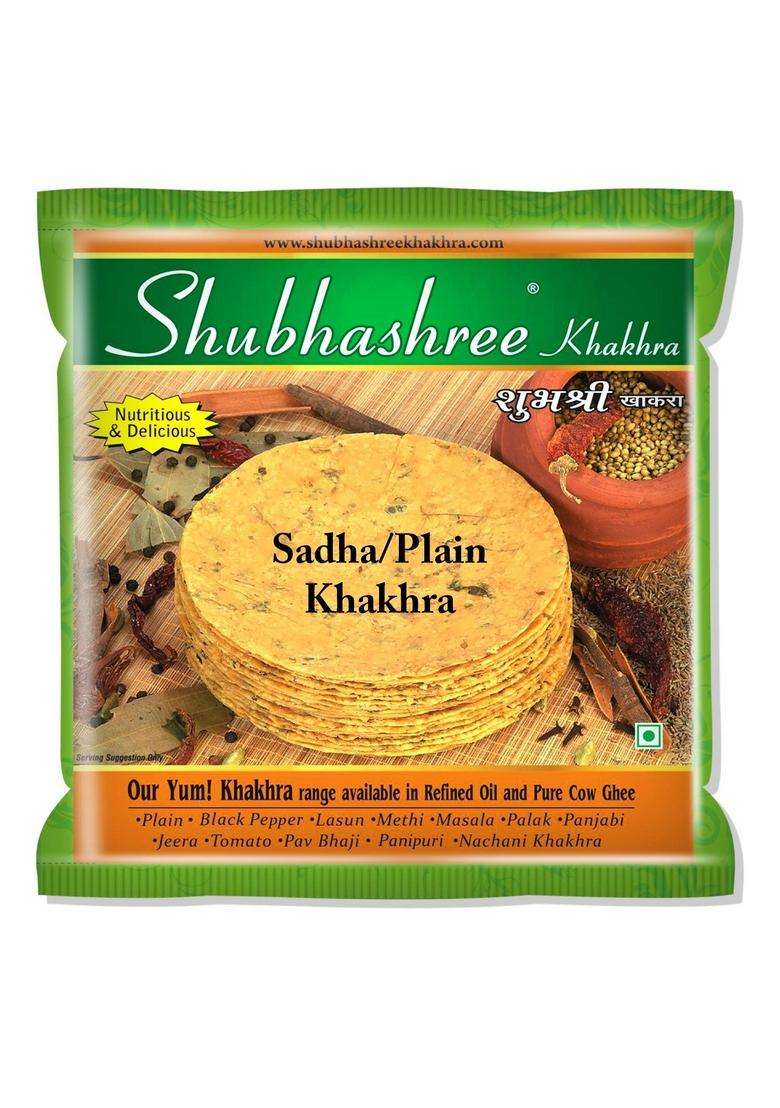 Shubhashree Masala & Plain Khakhra Combo - 800 Grams - Indya