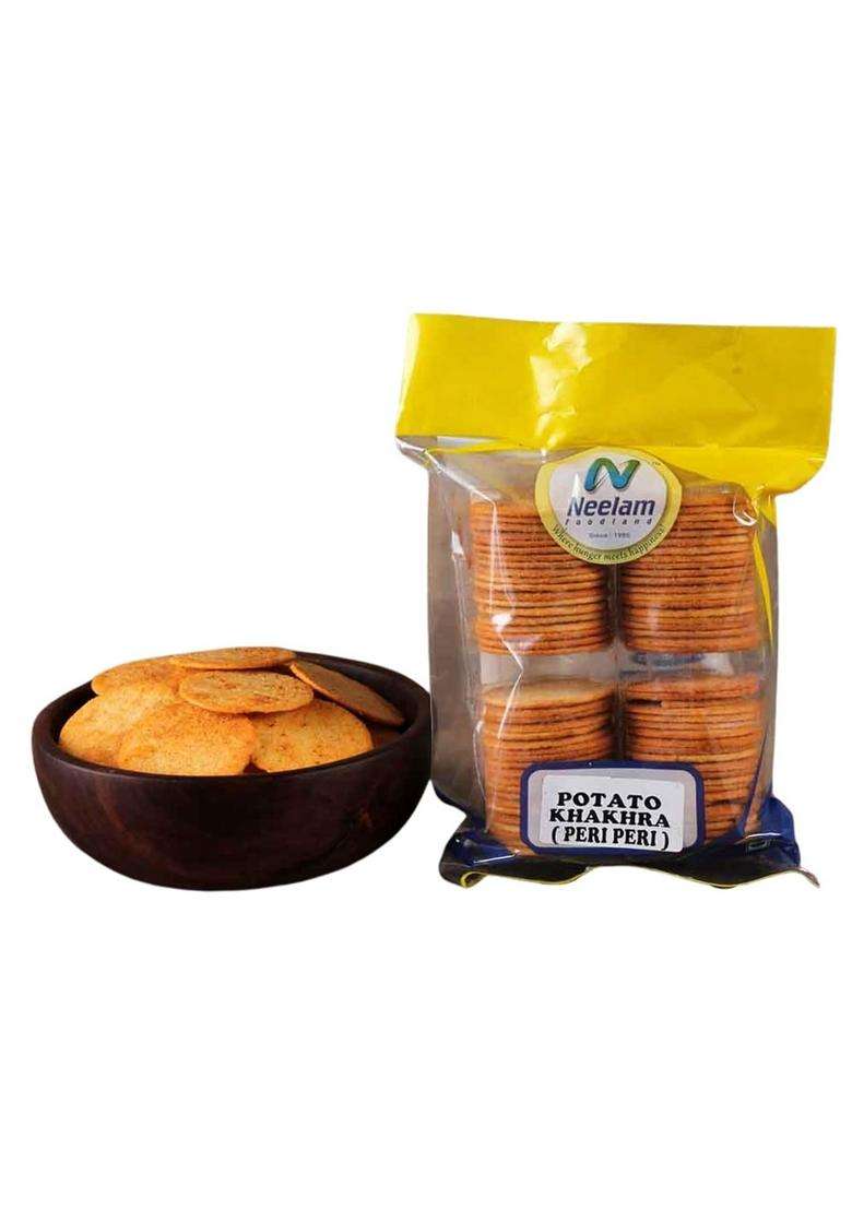 Neelam Foodland | Potato Khakhra Peri 400Gm - Indya
