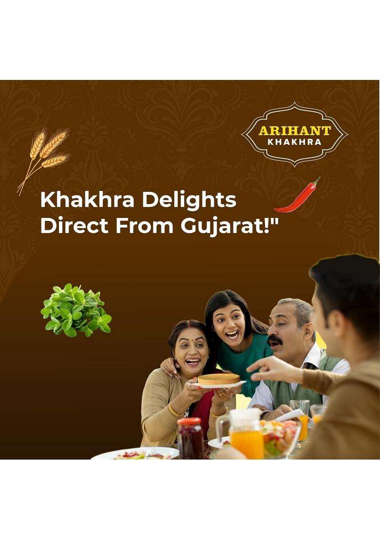 Arihant Khakhra Pure Ghee Roasted And Healthy Snacks (1Kg) - Indya