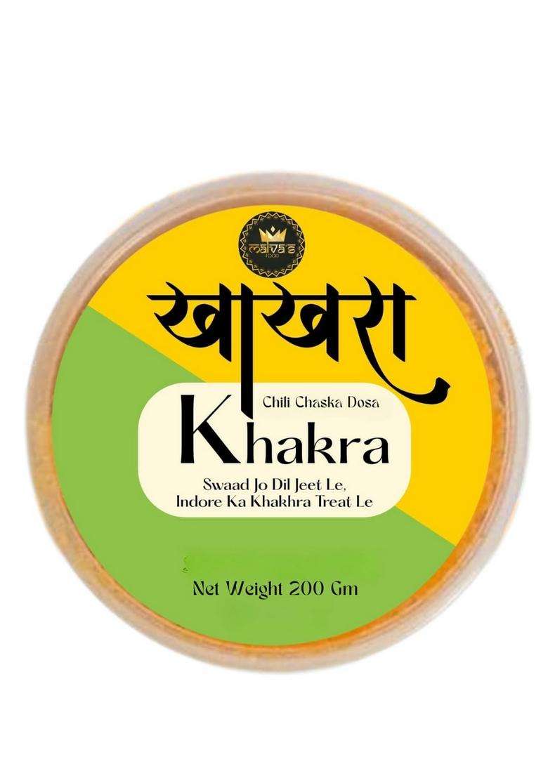 Malvas Food Khakhra Ready To Eat Delicious Crispy & Crunchy, Healthy Anytime Snack | Gluten Free Instant Snacks All Time Favourite Indian (200 G (Pack Of 4), Chilli Chaska Khakra) - Indya