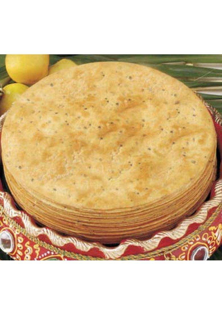 Anuvan Feel The Utsav Healthy Jeera + Ajwaine Khakhra/Gujarati Snacks (Pack Of 5) 1000G - Indya