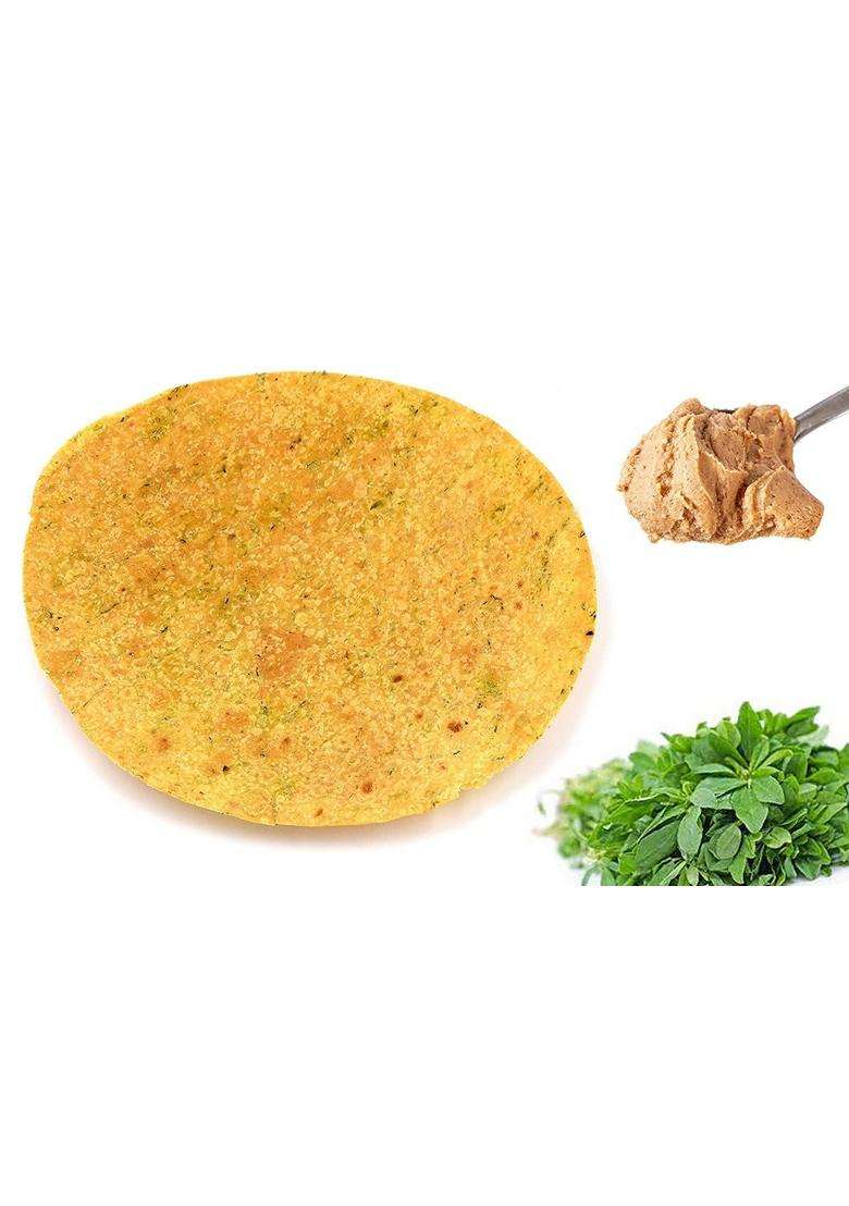 Home Of Sweet Methi Khakhra | Healthy Traditional Gujarati Snacks Ready To Use(450) Gm - Indya