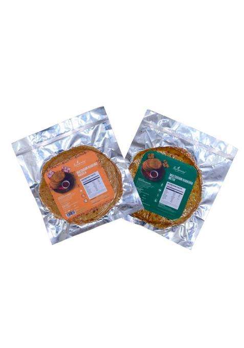 Poshgrains Multigrain Khakhra | 22G Protein & 6.78G Fiber Wheat-Free, Palm Oil-Free Healthy Gujarati Snack 170G Each (Pack Of 2, Masala Methi Flavour)