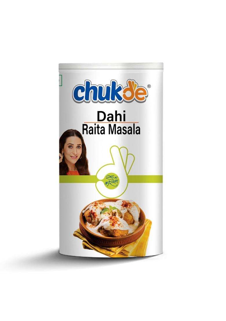 Chukde Dahi Raita Masala Sprinkler 100G - Cooling & Savory Yogurt Seasoning (Pack Of 2) - Indya