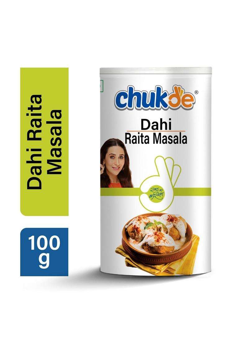Chukde Dahi Raita Masala Sprinkler 100G - Cooling & Savory Yogurt Seasoning (Pack Of 2) - Indya