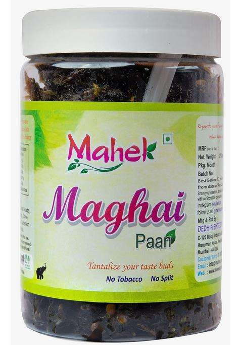 Mahek Maghai Paan 270 Gm | Sweet Digestive Mukhwas Mouth Freshener After Meal Snacks Jar Of 1