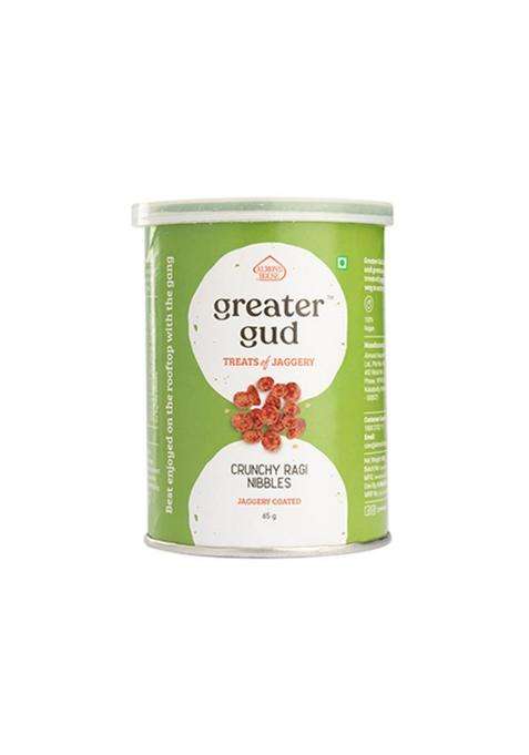 Almond House House- Greater Gud- Crunchy Ragi Nibbles - 65Gms(Pack Of 2)