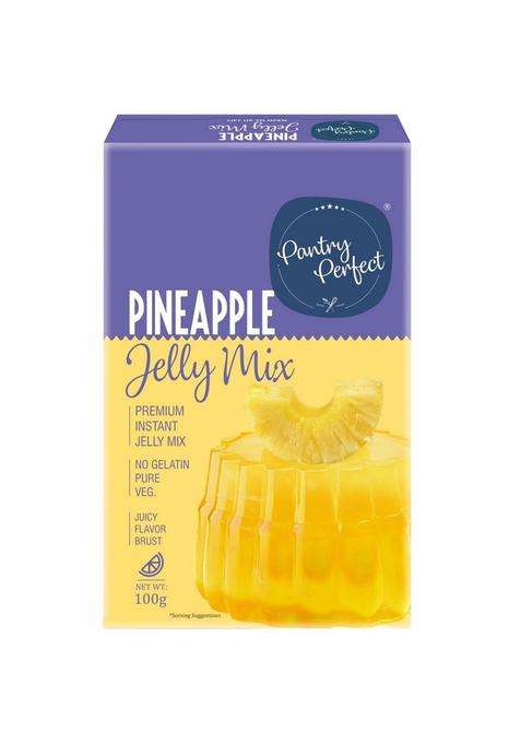 Pantry Perfect Pineapple Jelly Mix (100G) I Instant Crystal No Gelatin Easy To Prepare Used For Desserts, Beverages