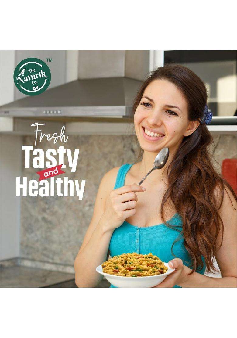 The Naturik Co Co. Masala Millet Khichdi 500G: Ready To Eat, High Protein, Gluten-Free, Vegan, Low Calorie And No Preservative | As Seen On Shark Tank - Indya