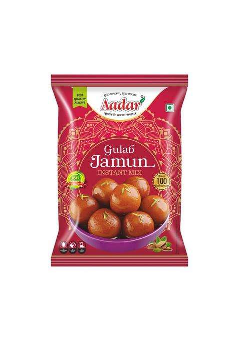 Aadar Gulab Jamun Instant Mix Powder, 400G, Traditional Indian Sweet