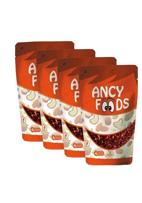 Ancy Anardana Powder 1000 Grams (250 X 4) | Adds Tangy & Khatta Flavour To Chaat, Sabzi, Gravy, Curries More Indian Recipies Easy Sprinkle And Gives You Desi Zaika-E-Swaad