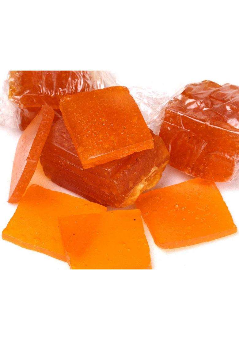 Leeve Dry Fruits Chatpata Kachha Aam Papad Mango Cubes Real Dried Raw Slice Bar 200Gm - Indya