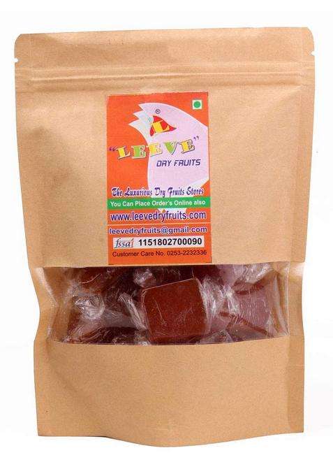 Leeve Dry Fruits Chatpata Kachha Aam Papad Mango Cubes Real Dried Raw Slice Bar 200Gm