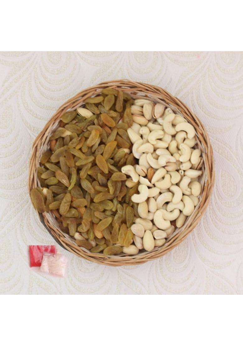 Sfu E Com Bhaidooj Sweet & Healthy Dry Fruits Gift Hamper | For Brother 23 - Indya