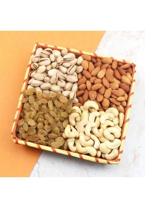 Sfu E Com Dry Fruit Hamper Pack With Healthy Cashew, Almond, Pistachios & Raisin | Premium For Corporate Gifts, Family, Friends, New Year 216