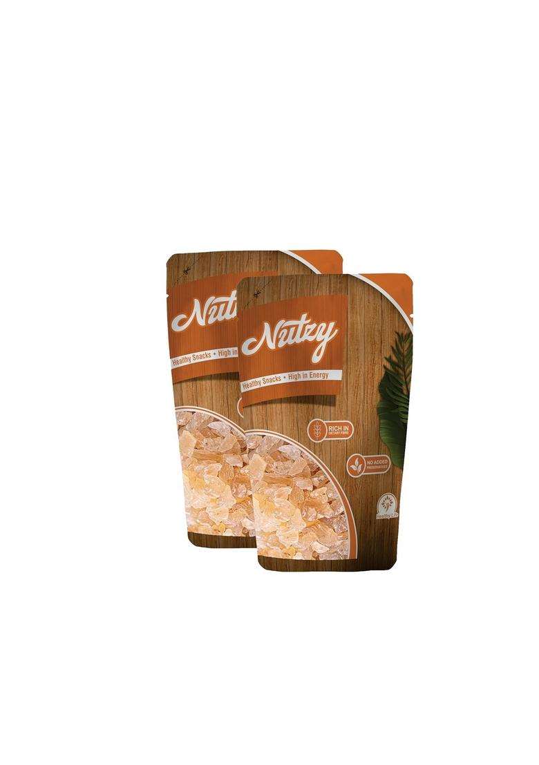 Nutzy Gond Katira 500 Grams ( 2 X 250 Grams) | Tragacanth Gum Crystals Kathila High Cooling Properties 100% Natural Badam For Smoothies & Falooda Summer Drinks - Indya