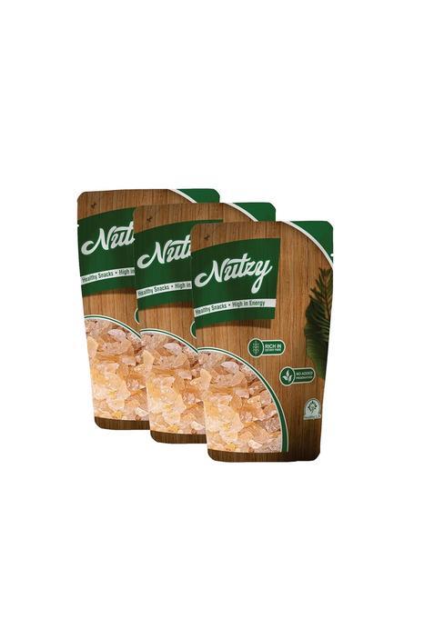 Nutzy Gond Katira 600 Grams ( 3 X 200 Grams) | Tragacanth Gum Crystals Kathila High Cooling Properties 100% Natural Badam For Smoothies & Falooda Summer Drinks
