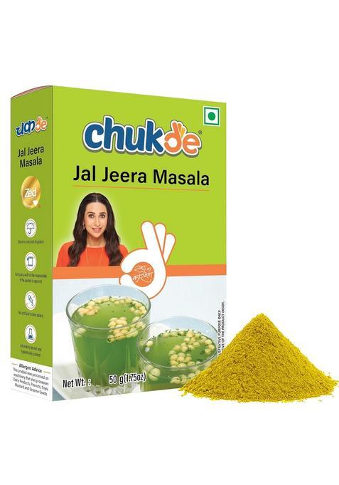 Chukde Jaljeera Masala 50G - Tangy & Refreshing Digestive Drink Mix (Pack Of 6)