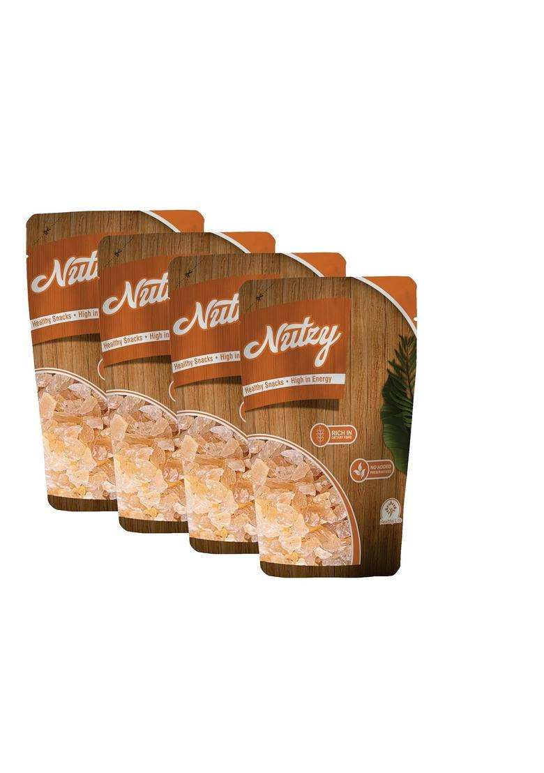 Nutzy Gond Katira 1000 Grams ( 4 X 250 Grams) | Tragacanth Gum Crystals Kathila High Cooling Properties 100% Natural Badam For Smoothies & Falooda Summer Drinks - Indya