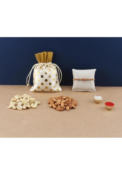 Sfu E Com Rakhi With Dry Fruit Potli For Rakshabandhan Gift | Brother Fruits Dryfruits 019