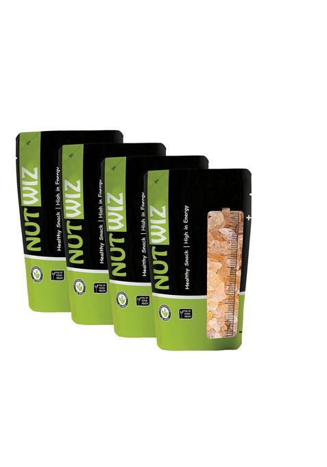 Nutwiz Gond Katira 800 Grams ( 4 X 200 Grams) | Tragacanth Gum Crystals Kathila High Cooling Properties 100% Natural Badam For Smoothies & Falooda Summer Drinks