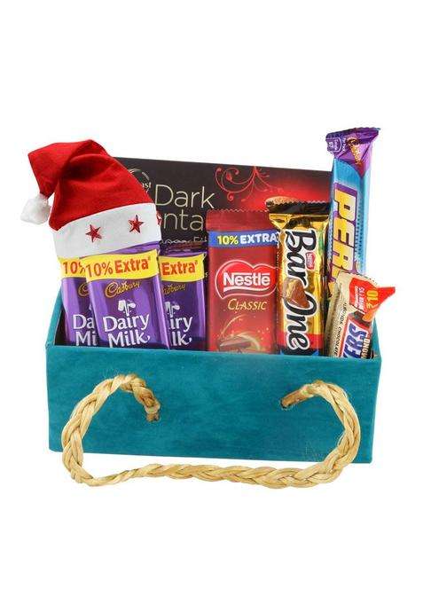 Sfu E Com Assorted Chocolate Gift Hamper| Premium Christmas Hamper | With Cap 271