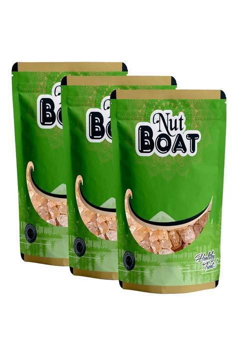 Nutboat Gond Katira 600 Grams ( 3 X 200 Grams) | Tragacanth Gum Crystals Kathila High Cooling Properties 100% Natural Badam For Smoothies & Falooda Summer Drinks