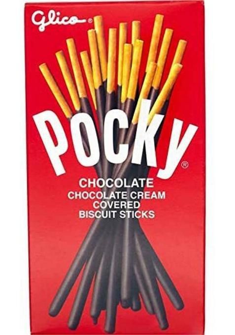 Pocky Pack Of Three | Double Choco, Cookie & Cream , Chocolate Flavour, Imported Cookies Biscuit (3 X 50 G)
