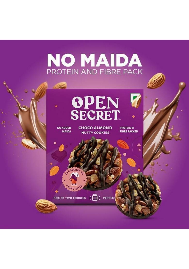 Open Secret Festive Chocolate Cookies,Brownie And Dry Fruits Gift Hamper|5 Delightful Treats Cookies Biscuit (121 G)