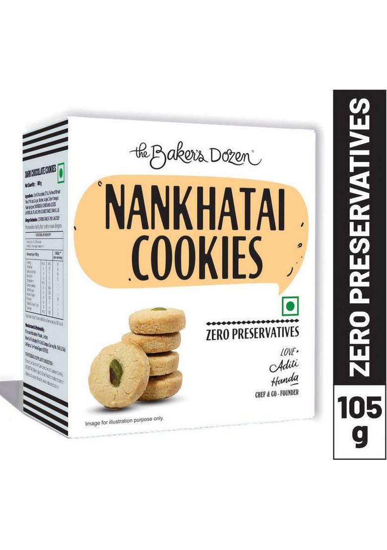 The Baker'S Dozen Nankhatai Cookies | 24% Pure Ghee Biscuit (105 G)