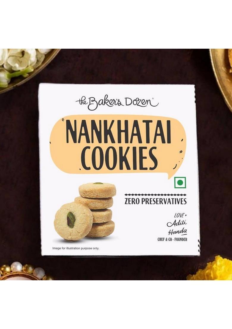 The Baker'S Dozen Nankhatai Cookies | 24% Pure Ghee Biscuit (105 G)