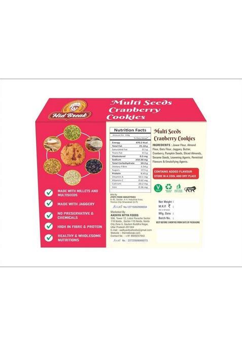 Midbreak Jaggery Millet Biscuits