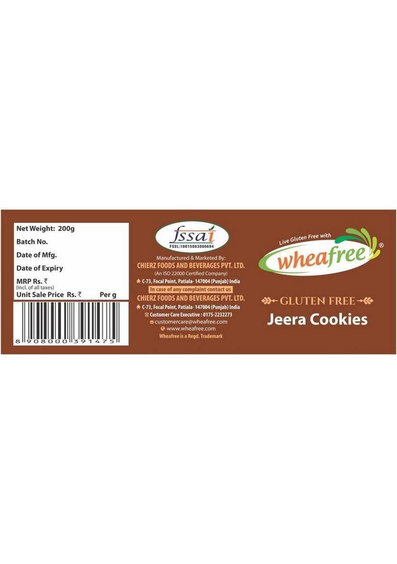 Wheafree Jeera Cookies