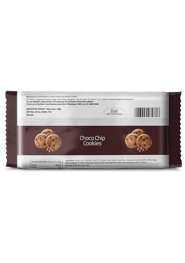 Unibic Choco Chips Cookies (500 G) Biscuit
